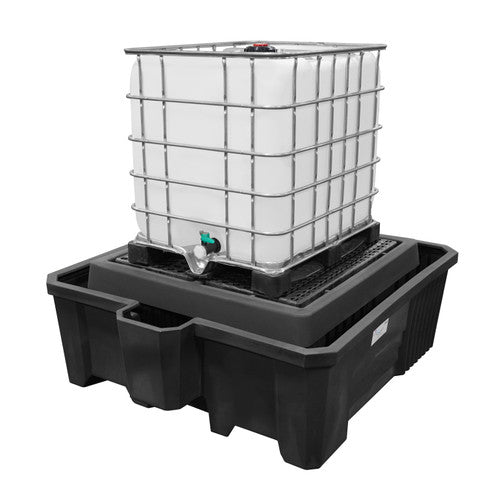 5469-BD  IBC Tote Spill Containment Pallet, Black