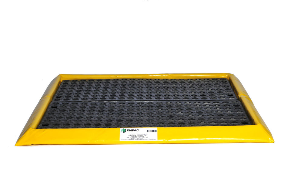 4 Drum SpillPal Flexible Spill Deck, Yellow