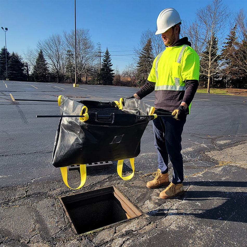 48-BRK-STD  Silt Bag Storm Sentinel® Woven, Black