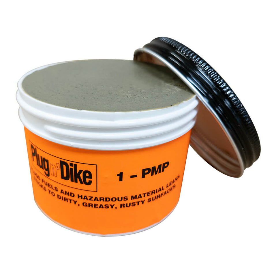 1-PMP Plug N Dike Premix Paste, 1 lb.