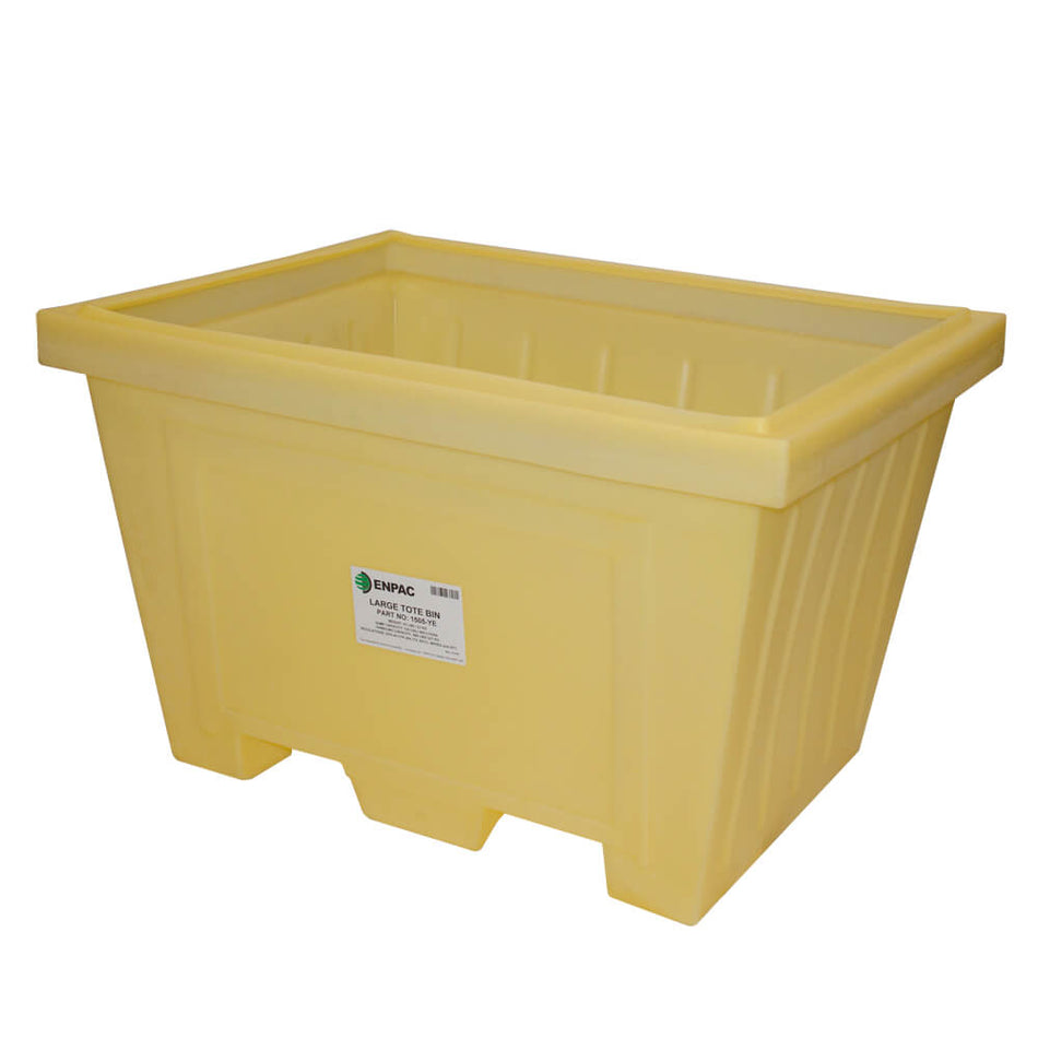 Large Tote Bin Only, Yellow