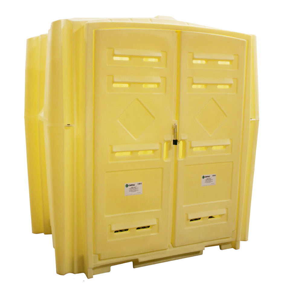 Job Hut XL Poly Drum Shed, Yellow