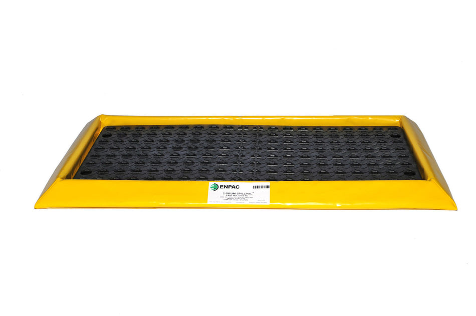 2 Drum SpillPal Flexible Spill Deck, Yellow