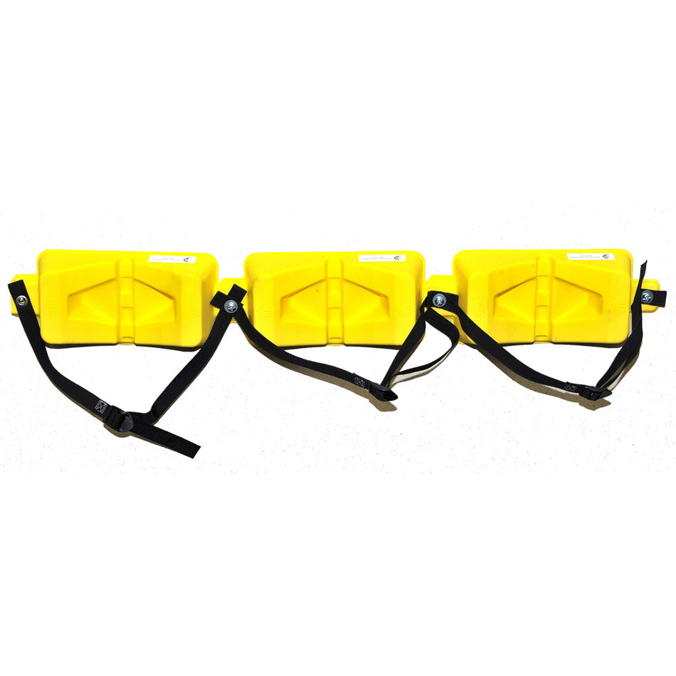 Universal Cylinder Storage Bracket, Modular and Linkable, Yellow