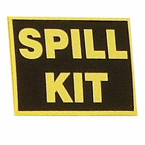 A-KITLABEL Spill Kit Label  3"x5"