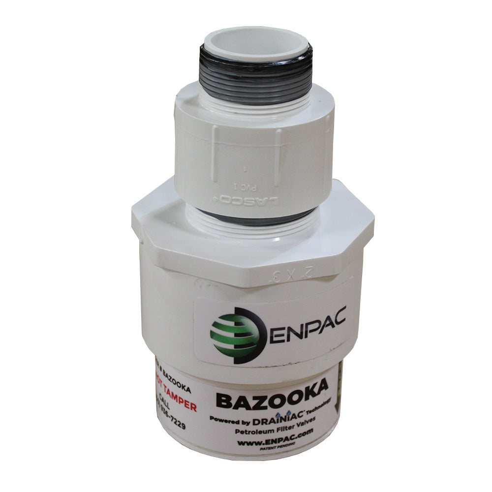 Replacement BAZOOKA Passive Oil Filter, White - SpilKleen