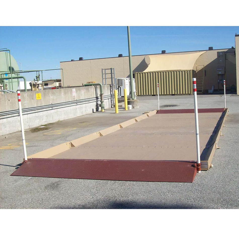 Steel Containment Pad, Tan - 12' x 40' x 10"H