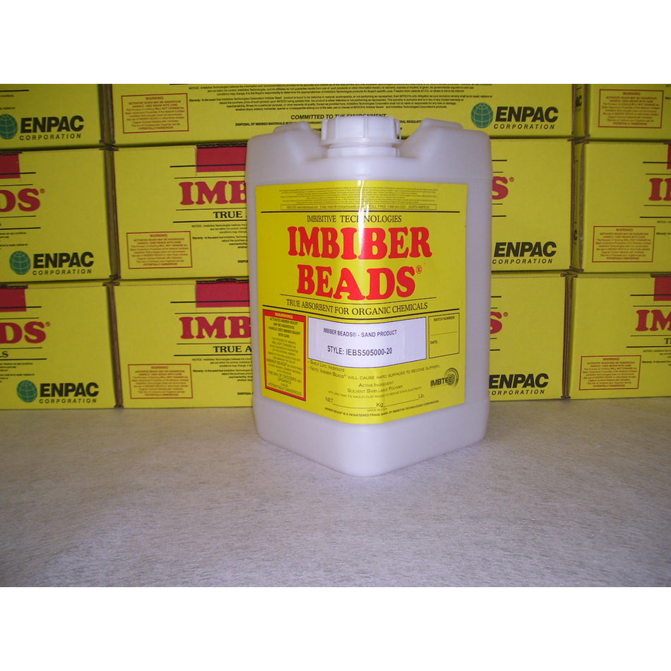 Imbiber Beads Sand Mix 20 Pounds, White