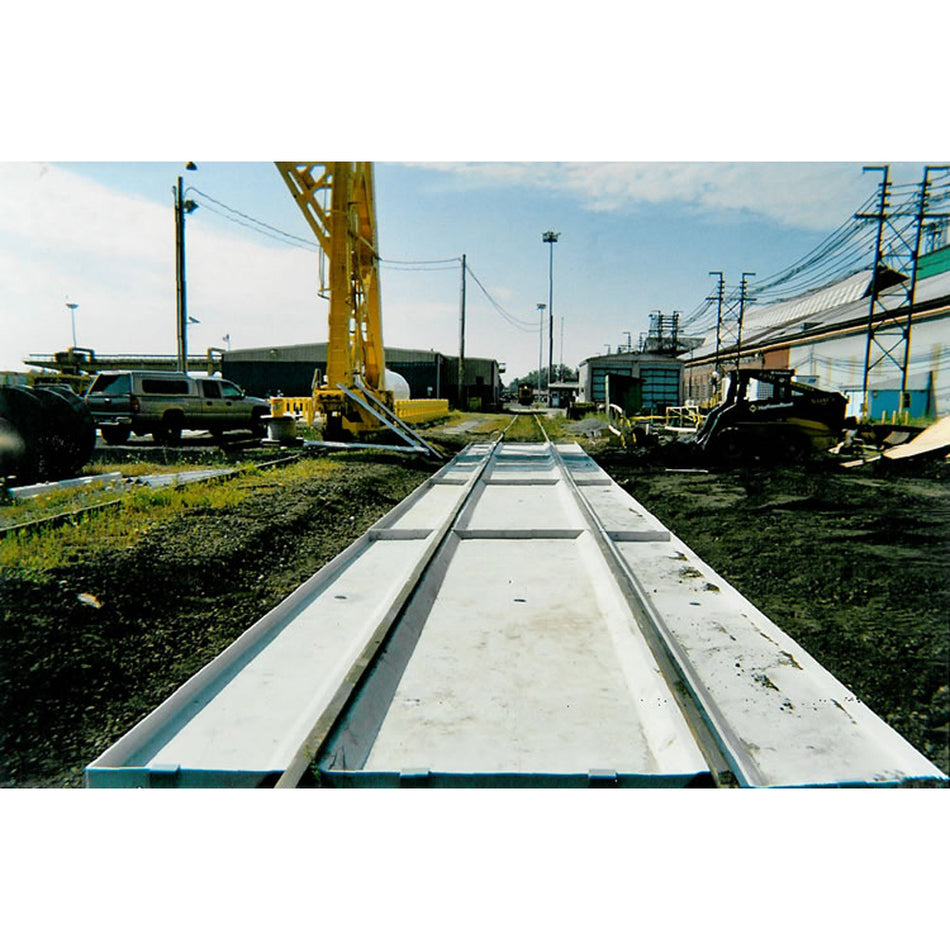 Railcar Track Pan 20' Outrigger Pan, Tan