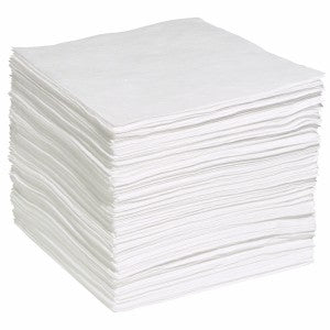 P200 1ply Oil Only Light Weight Contractor Grade Meltblown Pads -  15"x18" 200 pads/bale