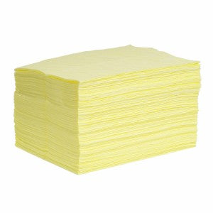 YPB100M 1ply Medium Weight HazMat Pads 15"x19" 100 pads/bale