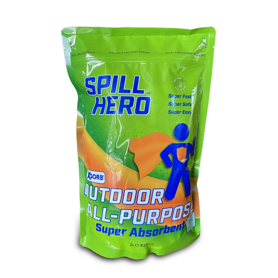 XB111D-EA Spill Hero Outdoor All-Purpose Absorbent, 2 Liter Bag